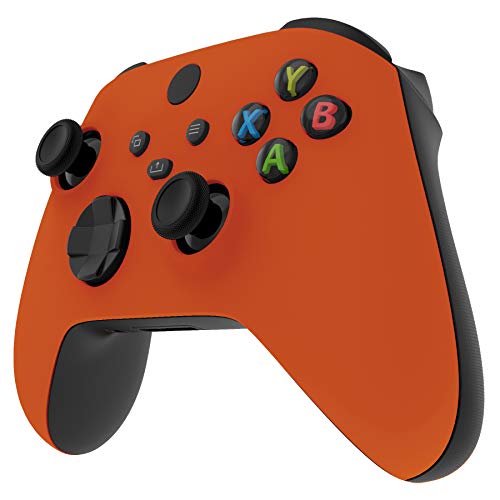 eXtremeRate Carcasa para Xbox Series X S Mando Accesorios Protector Placa Frontal Funda Delantera Reemplazo Kit Cubierta Cover Shell para Xbox Series S X Control-No Incluye Mando(Naranja) - imagen 5