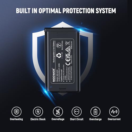 Image of NEEWER Q200 Q3 Replacement Battery, 14.8V /3200mAh Rechargeable Li ion Battery Pack Only Q200 Q3 Outdoor Flash Strobe Light for Outdoor Photography, NB-Q200