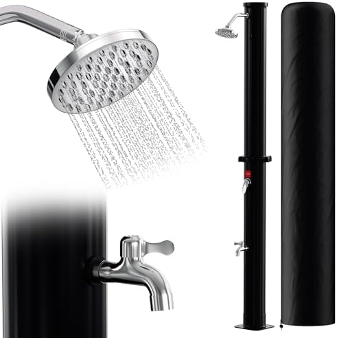 Eulenke solardusche garten 20 liter 220cm gartendusche solar