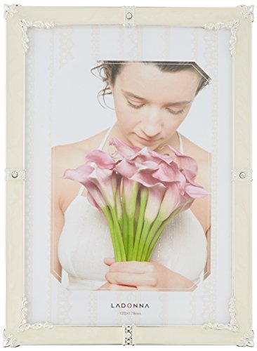 Cadre photo 2L blanc Ladonna MJ62-2L-WH le cadeau idéal pour célébrer une naissance