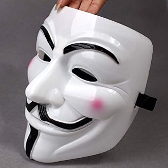 Anonymous Guy Mask White