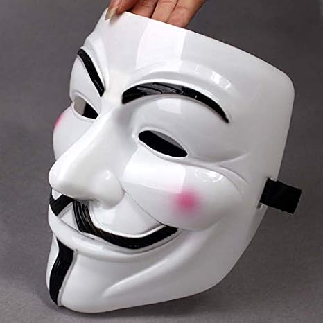 Anonymous Guy Mask White