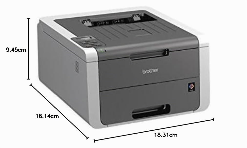 Brother HL-3140CW Imprimante multifonction LED | couleur | A4 | Mémoire 64Mo | Wi-Fi | Impression couleur idéal pour les petits espaces de travail