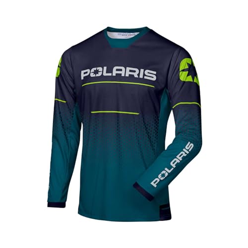 Polaris Throttle Off Road Jersey - 2865378,Teal,L