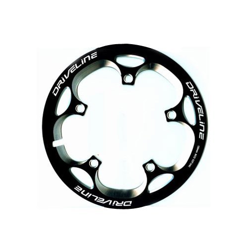 Drivelineクランクチェーンガードロードバイク50t BCD 110ブラックby Driveline