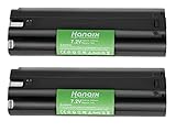 Hanaix 2Pack 4.0Ah Replacement for Makita 7.2V Battery 7000 7002 7033 191679-9 192532-2 192695-4 632002-4 632003-2 6010D 6172D DA3000D DA301D 6018D 6019D 6073D 9500D ML702 Ni-MH Battery
