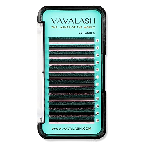 Vavalash Y Lash Extensions D Curl 0.07Mm 13Mm Tray Easy Premade Volume 2D Fans Eyelash Extension Yy Type Natural Volume Lashes Extension Soft Matte Black Lashes (Yy-0.07-D-13Mm) #TOP11