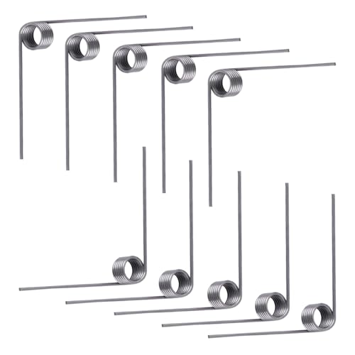 Ctyjia 10 Stück 90 Grad Kleine Torsionsfeder, 0,5 mm Drahtstärke 6 Windungen Metallfedern Ersatzfedern für Garten Schere Astschere Gartenschere Werkzeug Reparaturteile