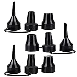 YOIASUGH 3-Pack Electric Air Pump Nozzle Head Replacement Air Mattress Inflatable Electric Pool Air Pump Float Pump Camping Cushions and Inflatable Pool Sofas