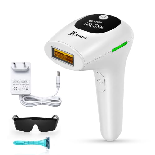 Image of IPL Electric Laser Hair Remover | Permanent Hair Reduction Device with 999,999 Flashes & 5 Energy Levels | Safe & Effective Laser Hair Remover on Face, Bikini, Underarms, Legs & Pubic Area - At-Home Professional Results| 3 Month Warranty (Big)