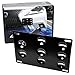 iJDMTOY Tow Hook License Plate Mounting Bracket for 06-up Lexus is (Excluding 08-13 is w/F-Sport Bumper) and 11-17 CT, JDM Style No Drilling Front Bumper Tow Hole Relocation Kit