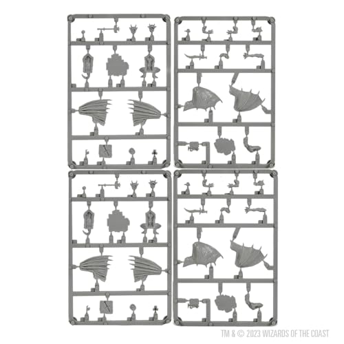 WizKids D&D Frameworks: Gargoyle sin pintar y sin montar miniatura 6