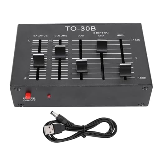 Ecualizador EQ, Estéreo 3 Bandas, Control de Volumen, Preamplificador HIFI NE5532, para Música, Grabación, DJs, Hogar, Audio Profesional