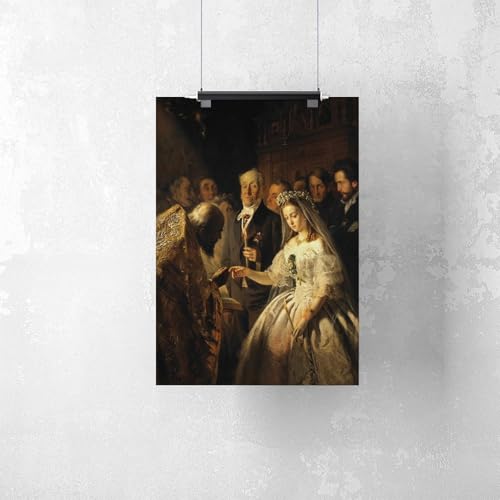 Poster The Unequal Marriage de Pukiryov impression toile murale 30x45