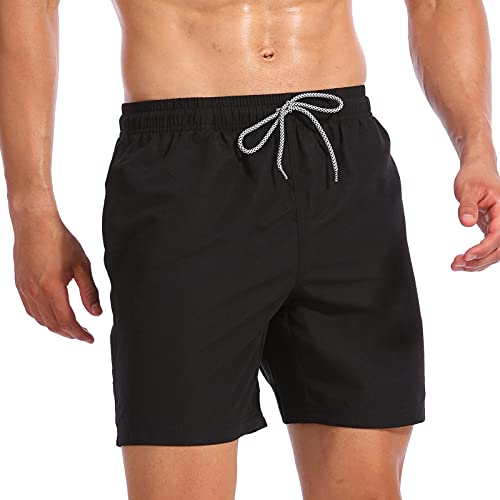 Biwisy Mens Swim Trunks Quick Dry Swim Shorts with Mesh Lining Funny Beach Shorts2