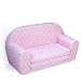 Produktbild MuseHouse Kindersofa Kindercouch Kindersessel Sofa Bettfunktion Kindermöbel (PINK)
