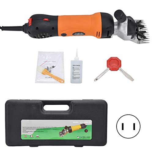 Tesoura elétrica de ovelha, cortador profissional de ovelhas, 690 W, 6 velocidades, 2400 r/min, cort
