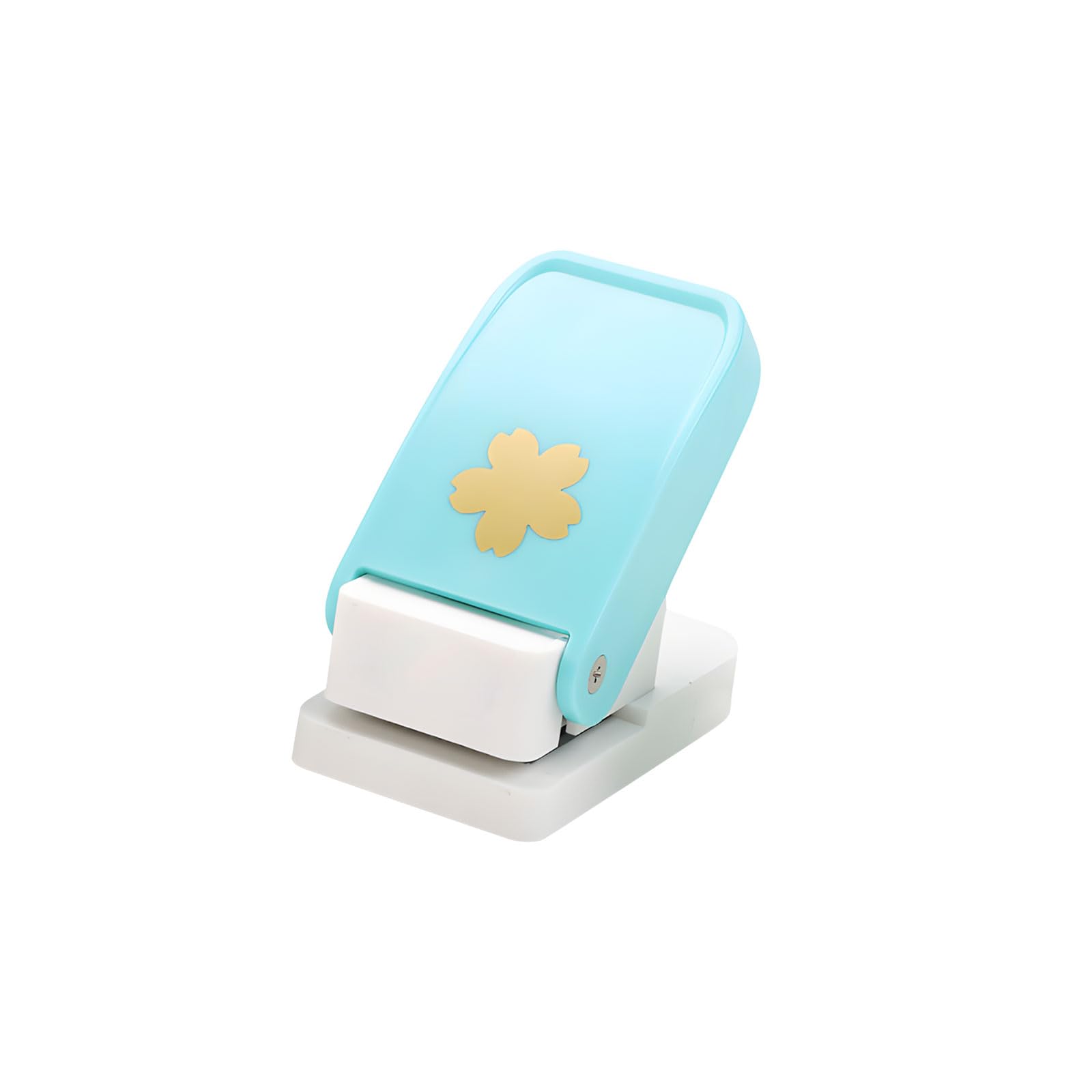 Flower Pattern Hole Puncher Paper Cutter Punching Machine for Children Art Craft Project Scrapbooking Card Making Craft Cutter