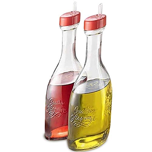 Quattro Stagioni Aceite De Oliva & Vinagre Set De Regalo por Bormioli Rocco