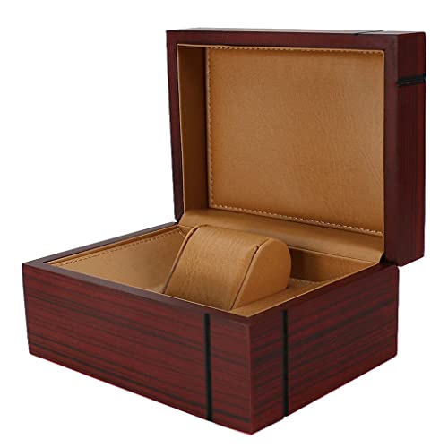 Boîte de rangement de montre en bois massif et support bijoux avec vitrine