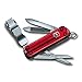 Victorinox Nail Clip 580, 8 Functions, Swiss Made Multi-Tool with Nail File, Nail Cleaner and Small Blade - Ruby