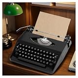 Vintage Manuelle Schreibmaschine, eine Antik aus dem letzten Jahrhundert, kein Strom erforderlich, perfekt für Schriftsteller und Sammler, mit authentischem Klick-Sound