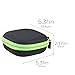 co2CREA Hard Travel Case Replacement for Leapfrog Rockit Twist Handheld Learning Game (Black Case + Green Zipper)