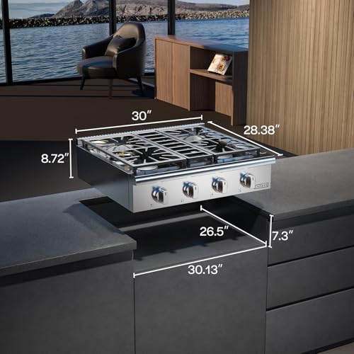 Empava 30GC30 30 Inch Slide-In Natural Gas Rangetop thumb #6