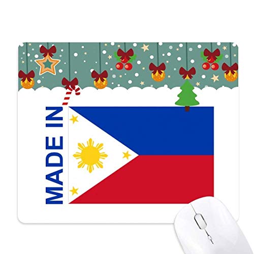 Tapis de souris de Noël en caoutchouc anti-glisse des Philippines