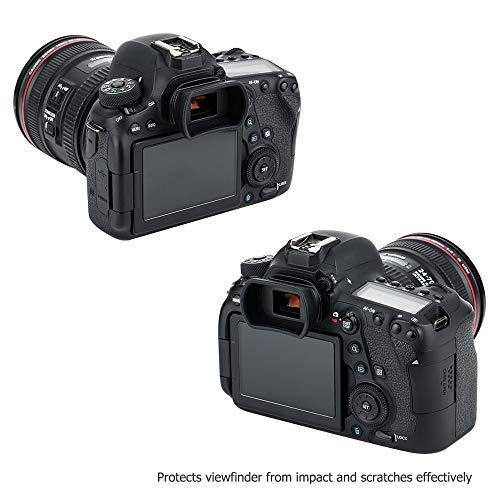 Kiwifotos Long Soft Viewfinder Eyecup Eyepiece For Canon Eos 90D 80D 70D 60D 77D 6D Mark Ii 5D Mark Ii Rebel T7 T6 T5 T100 T8I T7I T6S T6I T5I T4I T3I T2I T1I Sl3 Sl2 Sl1 4000D 50D 40D 30D And More #TOP5