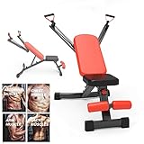 SGSG Banco de Entrenamiento Multifuncional para Trabajo Pesado, Equipo de Gimnasio de Press de banca para Sentarse, Fuerte Capacidad de Carga, para Ejercicio de Cuerpo Completo Banco de