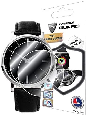 IPG for Universal Round Watch Screen Protector (2 Units) Hydrogel Film Bubble Free Anti-Scratch Invisible Protection Good for Smart Watch Too Size Options are Available (34 mm Diameter)