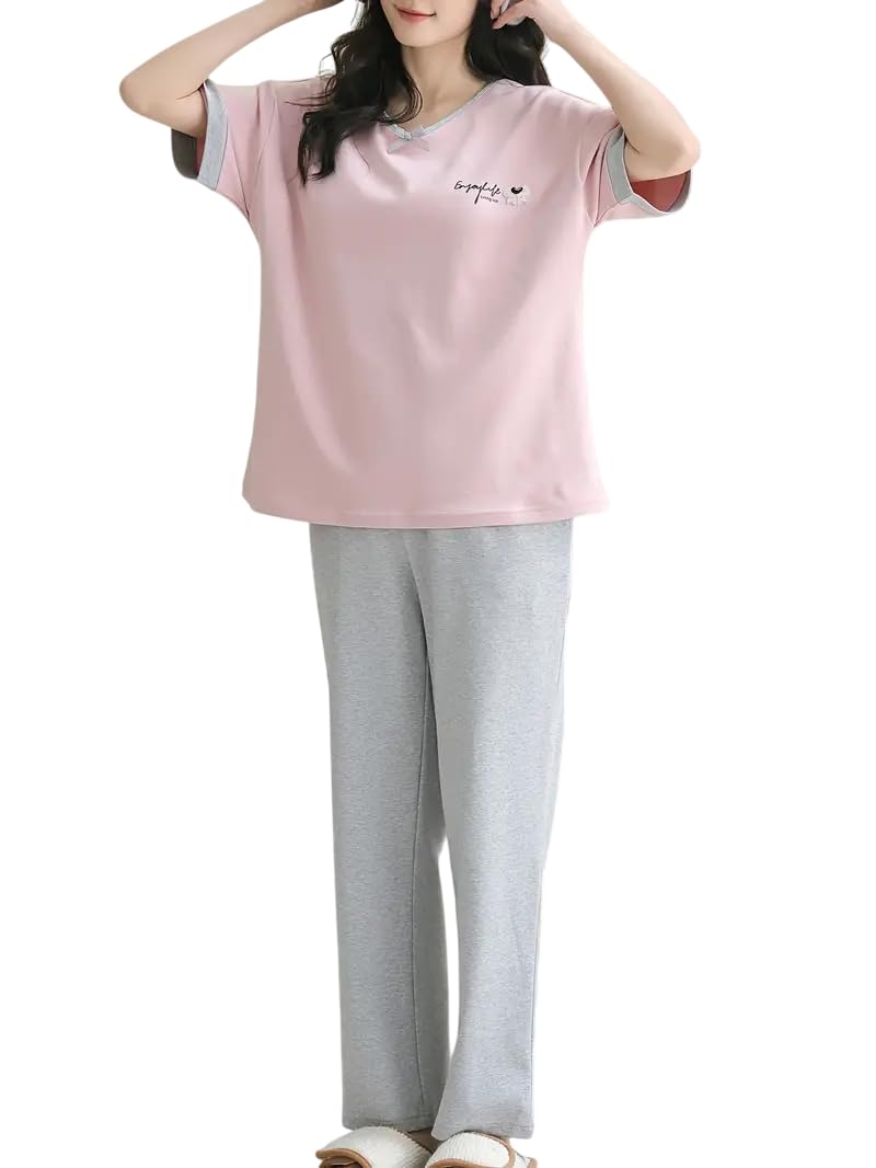 Louis Luxe Women Cotton Blend Pajama Set