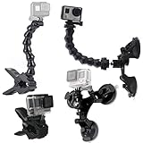 Breiter Geldbeutel: für verschiedene Ringspiegel geeignet (Befestigung für Auto mit Saugnapf + Action-Kamera) oder (Autohalterung mit Saugnapf + einstellbarer Gooseneck + Action-Camcorder) oder (flexible Klemmhalterung Jaws + Action-Kamera) oder (Halterung für flexible Klemme Jaws + Gooseneck + Action-Kamera)