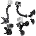 Produktbild TOOGOO Saugnapf Autohalterung Mit 360 Grad Halterung + Klemmbackenhalterung Mit Verstellbarem Gooseneck Gopro Zubehr Für Gopro Fusion Hero Session 6 5 4 3 2 Und Andere Action Kamera