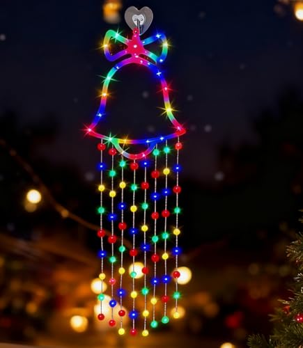 Guirlande lumineuse de Noël 100 LED blanc chaud 8 modes pour sapin