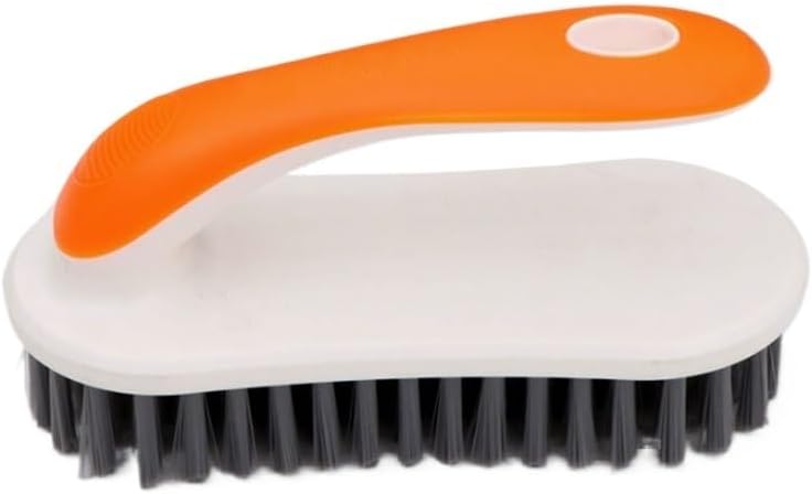Household Shoe Brush Multi Purpose Cleaning Home Soft Bristled(Orange)