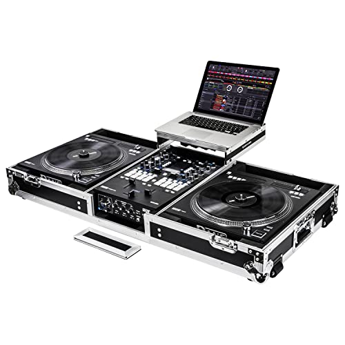 Low Profile Rane Twelve and Rane Seventy/Seventy-Two Coffin Flight Case with Glide Platform