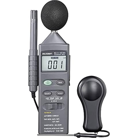 VOLTCRAFT DT 8820 Temperatur-Messgerät -20 - +750 °C Fühler-Typ K Multifunktions-Umweltmessgerät 4in1 Cover