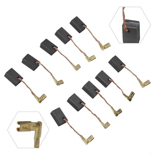 Miniatura 5 de Eawfgtuw Cepillos De Carbono Cb459 De Repuesto Para Makita Ga4530r Ga4534 Ga5030 - Juego De Cepillos De Motor Eléctrico Para Amoladora Angular 6 X 9 X 13,5 Mm, 5 10 Unidades 10 Unidades