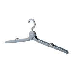 Travel Hanger Versatile Accessories Clothes Hanger Clothes Rack for RV School Hotel Dormitory Blue Gray