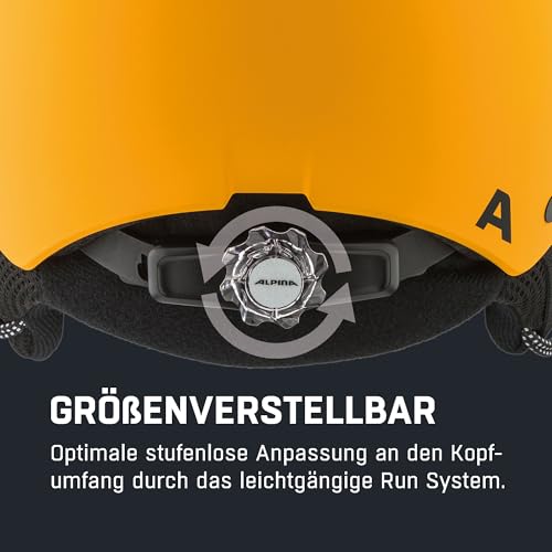 ALPINA ZUPO Visor Q-LITE Kinderskihelm, Burned-ye. matt, 48-52 cm – Ansicht 5