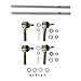 KUAFU A-Arms Adjustable Extended +2 +1 Compatible with 1987-2006 Yamaha Banshee 350 YFZ350 Arms Extensions Suspension Black