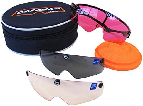 Castellani c-mask II Lens for Shooting Glasses + 10 Interchangeable Lenses