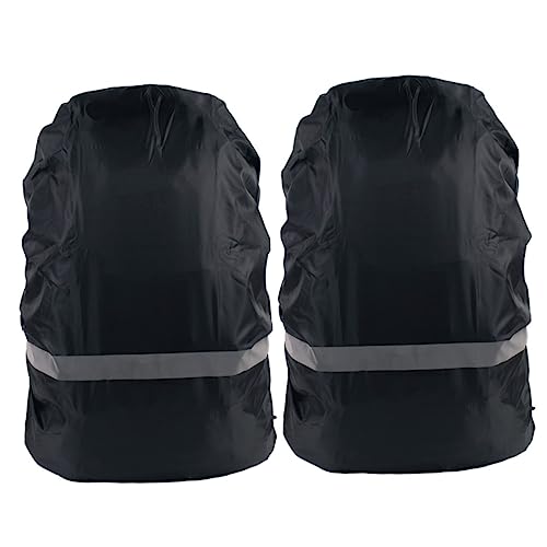 ibasenice 2pcs Backpack Reflective Stripe for Hiking Camping and Outdoor Activities Lightweight Protects Your Backpack from Rain and Scratches Fits