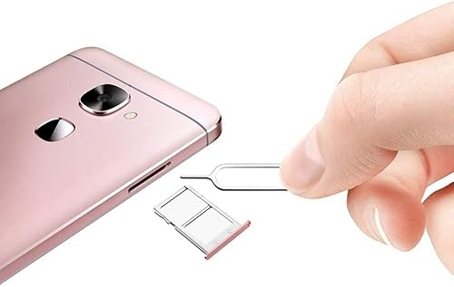 Miniatura 5 de (10 unidades) Nuevo adaptador Nano Sim y adaptador Micro Sim y adaptador Nano a Micro con aguja de pasador Sim Expulsión, negro (paquete de 10)