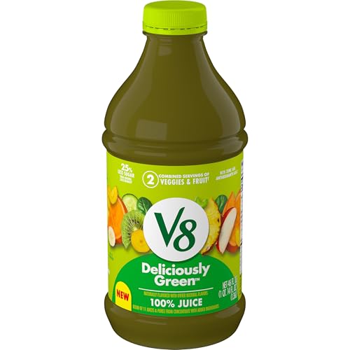 V8 Deliciously Green 100% Fruit and Vegetable Juice, 46 fl