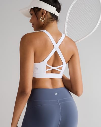 Image of RUNNING GIRL Sports Bra for Women, Molded Cup High Impact Sports Bras for Women with Sewn in Pads