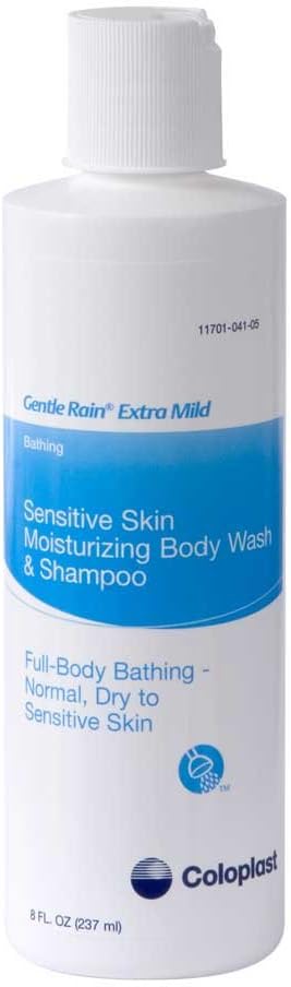 Gentle Rain Sensitive Skin Moisturizing Body Wash Shampoo & Hand Wash Unscented, 4 fl Oz. 7229 (Case of 36)