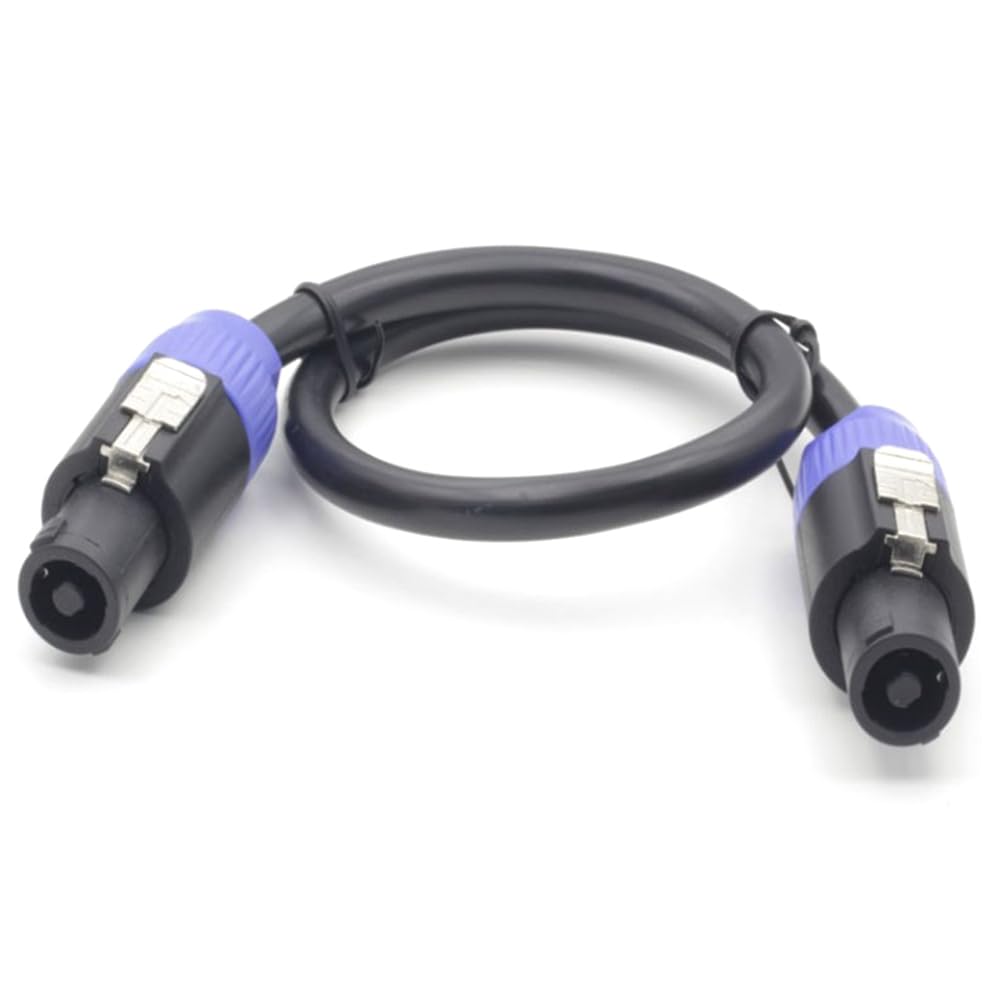 Bloepum Cable Power Cable Speaker Cable Male to Male Audio Cable Lighting Accessories for Stage Wedding DJ Disco 150cm
